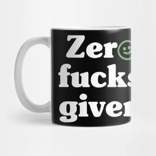 Zero Fcks Given Mug